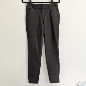 Old Navy Mid-Rise Pixie Full-Length Pant Charcoal